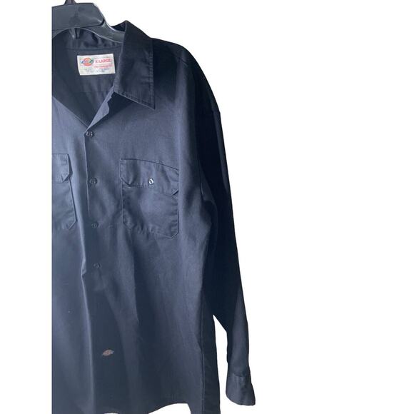 Dickies Authentic Workwear Shirt Mens XL Long Sleeve Button Up Minimalist Casual - Picture 5 of 6